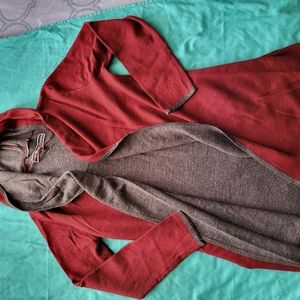 BNCI hooded cardigan sweater, medium.